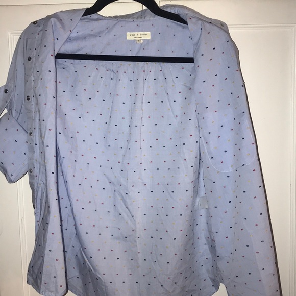 Rag & Bone button down blouse small.  BIN H - Picture 10 of 11